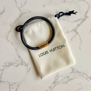 Louis Vuitton Black Magnetic Bracelet